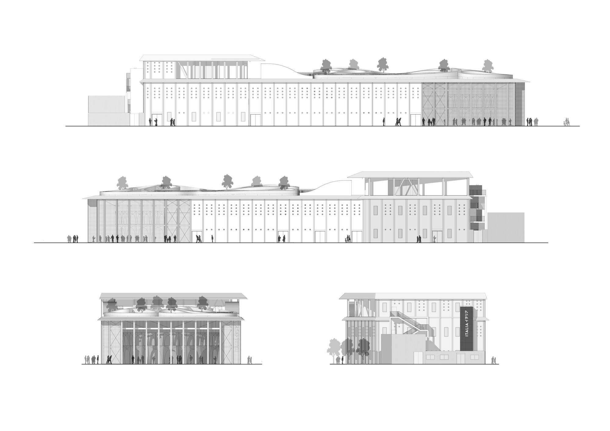 2025年大阪世博会 意大利馆 / Mario Cucinella Architects, Yoshiki Matsuda Architects