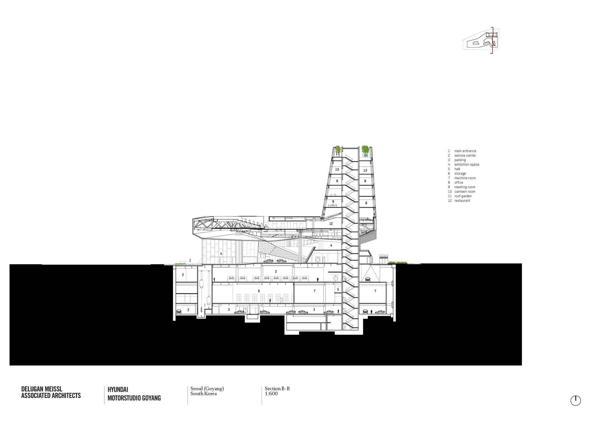 韩国高阳现代汽车文化中心 / ATELIER BRÜCKNER, Delugan Meissl Associated Architects