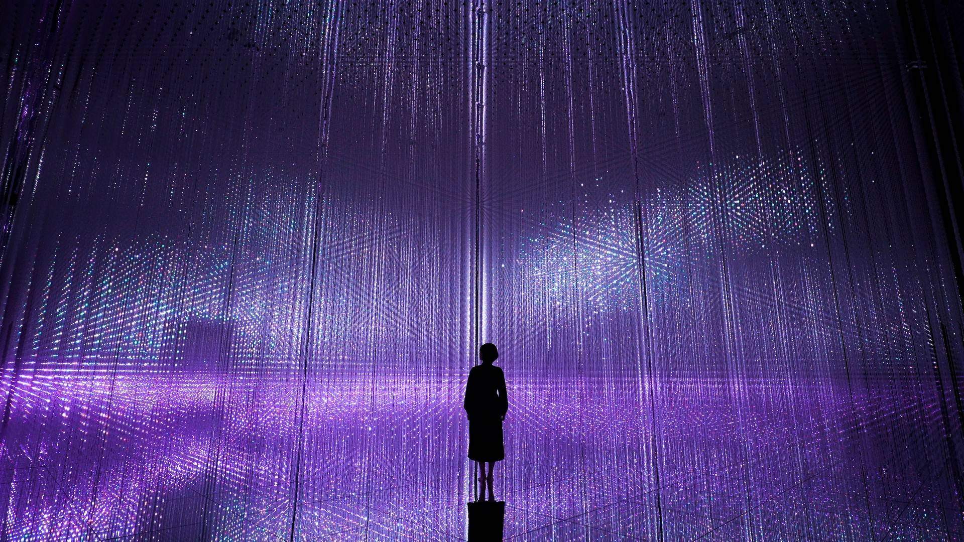 无穷无尽的水晶宇宙 / 澳门teamLab★超自然空间