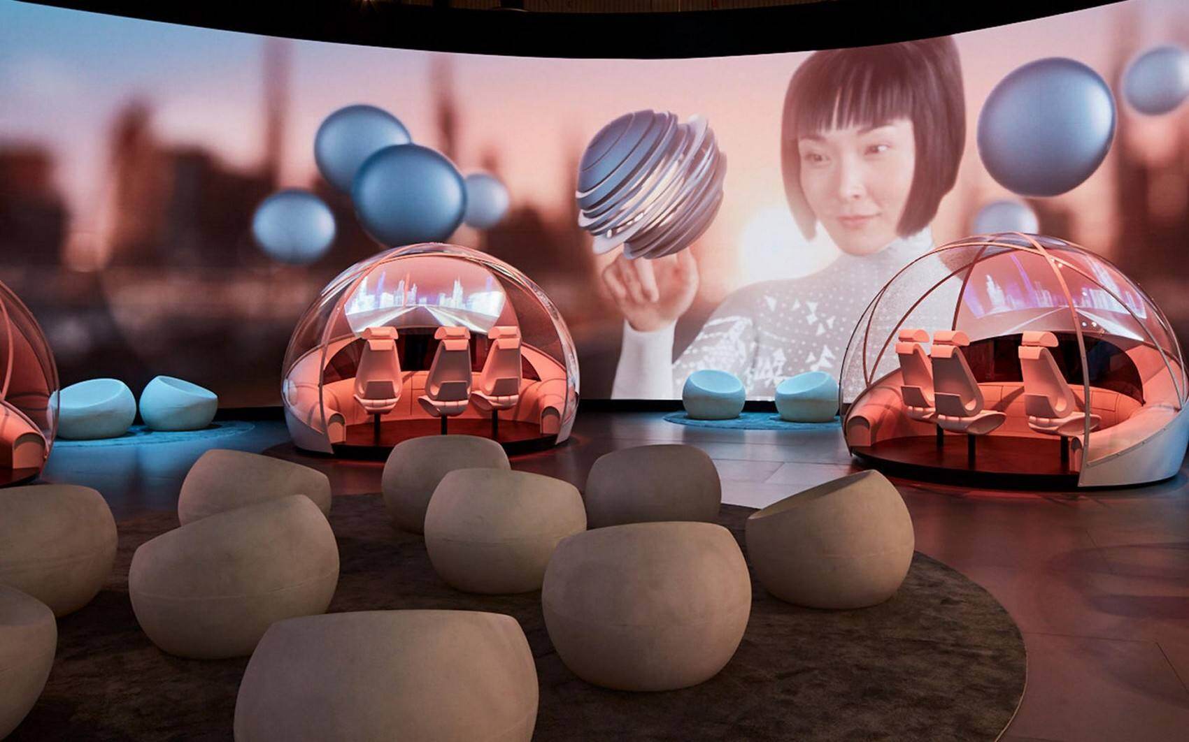 拉斯维加斯CES2019 韩国现代汽车展台——描绘属于你的世界 / ATELIER BRÜCKNER