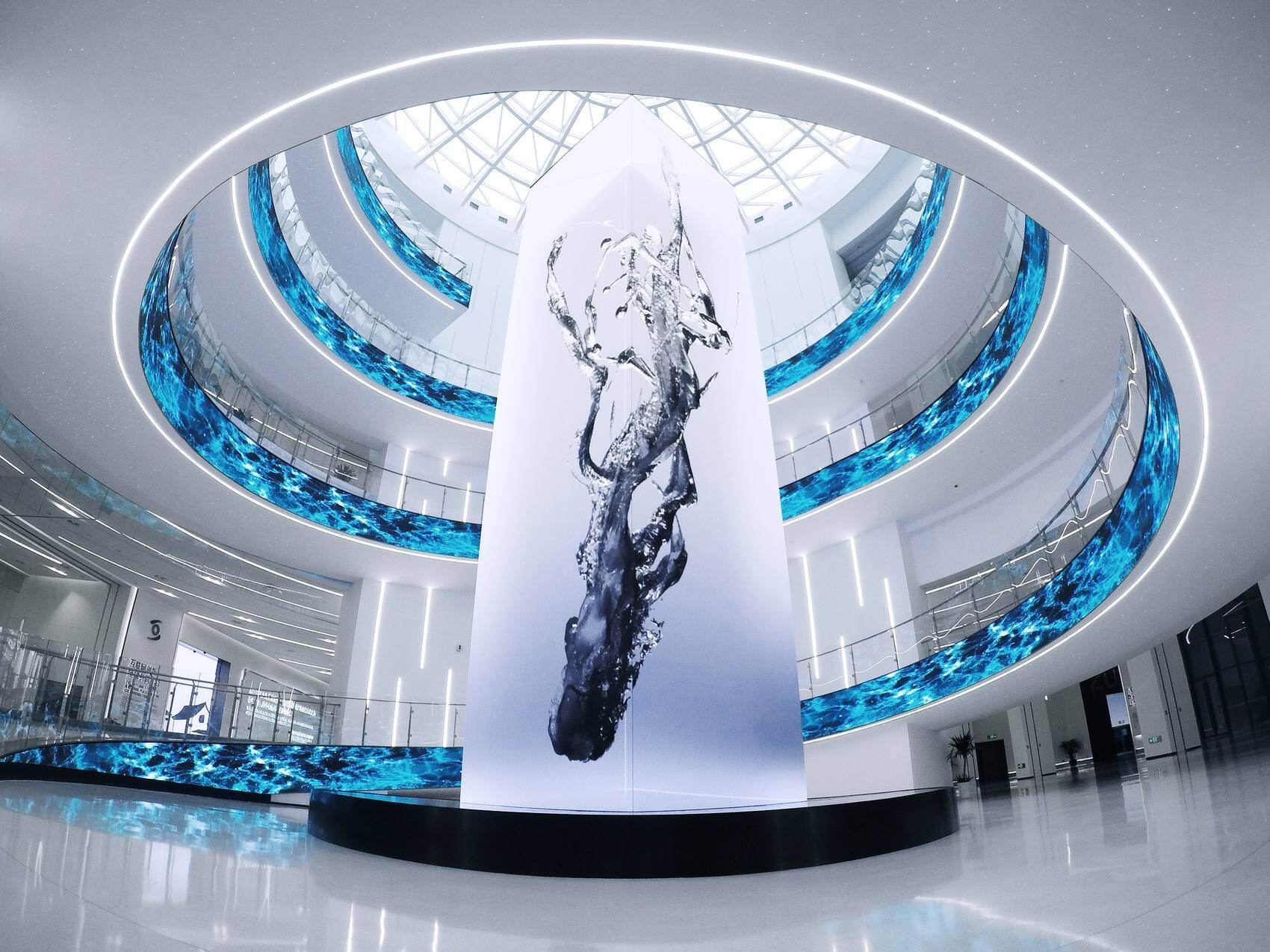 乌镇世界互联网科技馆中庭装置《和合共融》 / 某集体MOUJITI ART+TECH