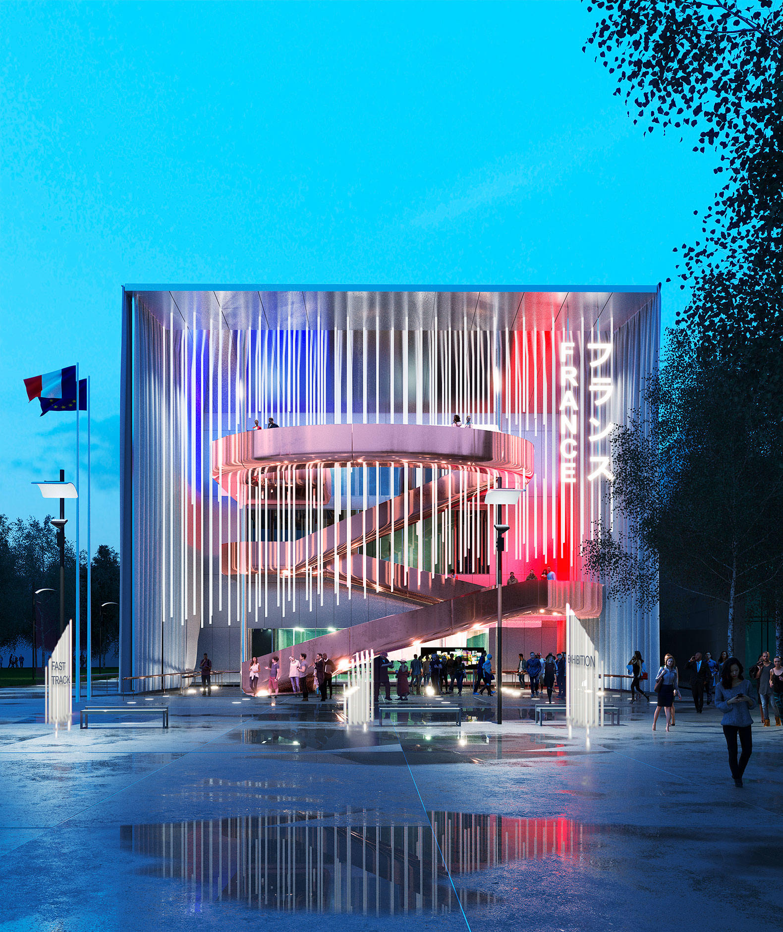 2025年大阪世博会法国馆——《自然剧场》 / Coldefy, Carlo Ratti Architetti